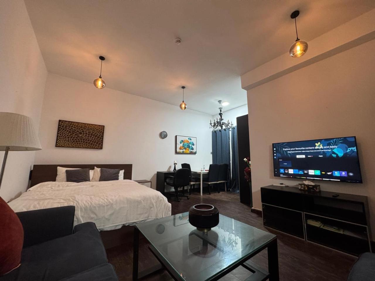 Sea View 1Br Apartment - Marina Pinnacle ドバイ エクステリア 写真